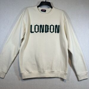 Tour De London London Sweatshirt with Green Lettering Size‎ Large